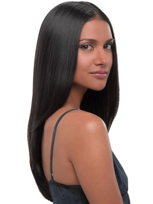 22" Straight HF Synthetic Hair Extension (1 Piece) | Clip In