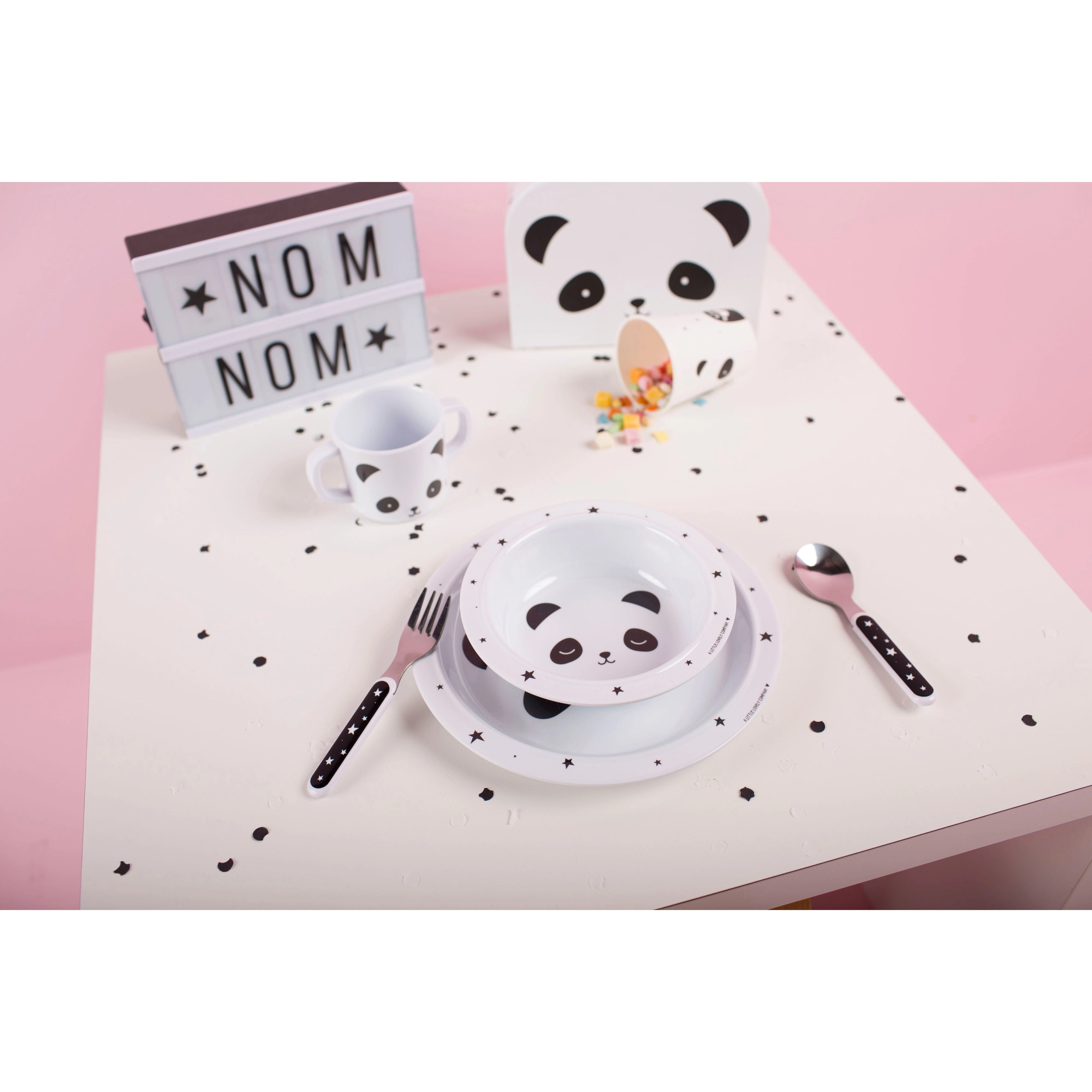 A Little Lovely Company Dinner Set Panda