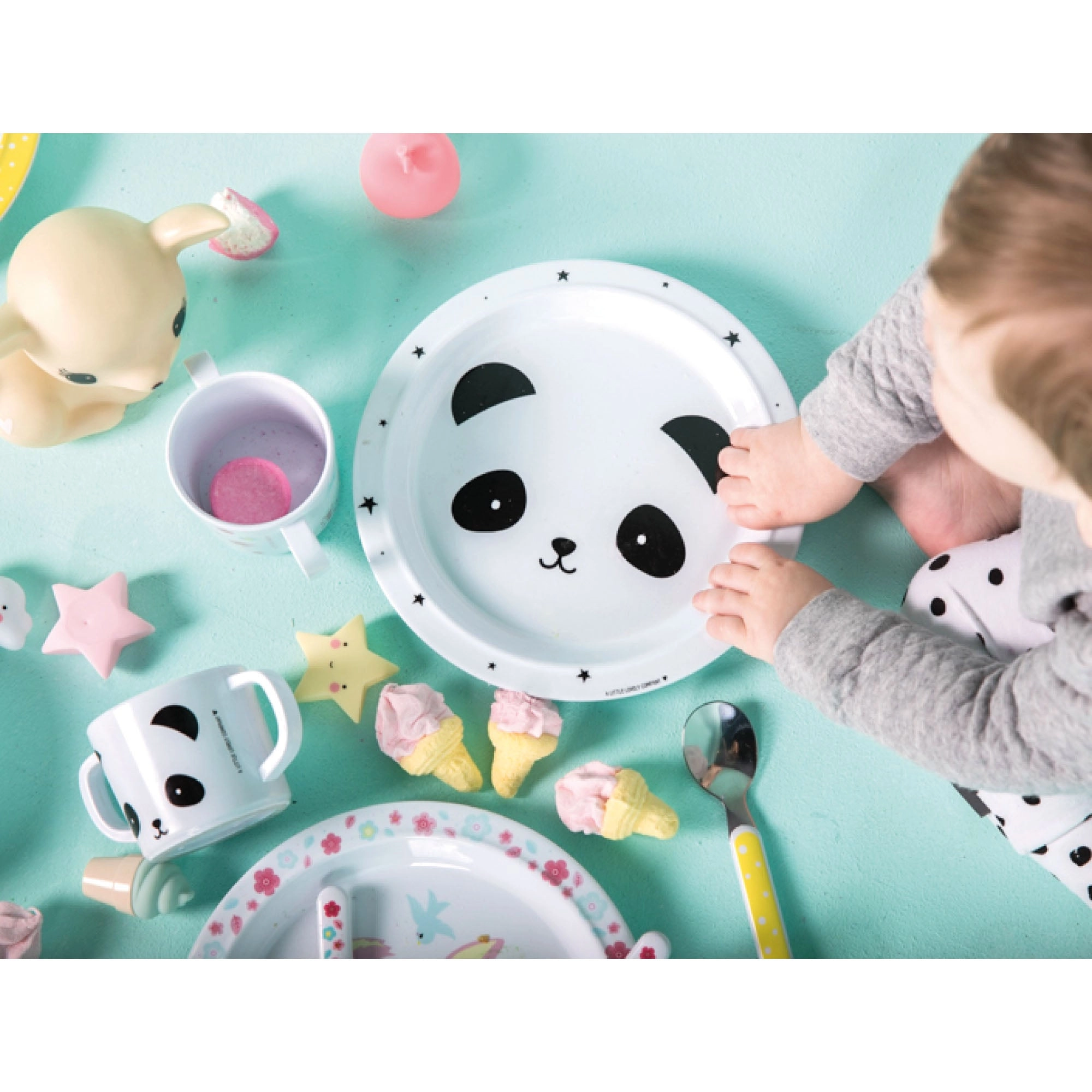 A Little Lovely Company Dinner Set Panda
