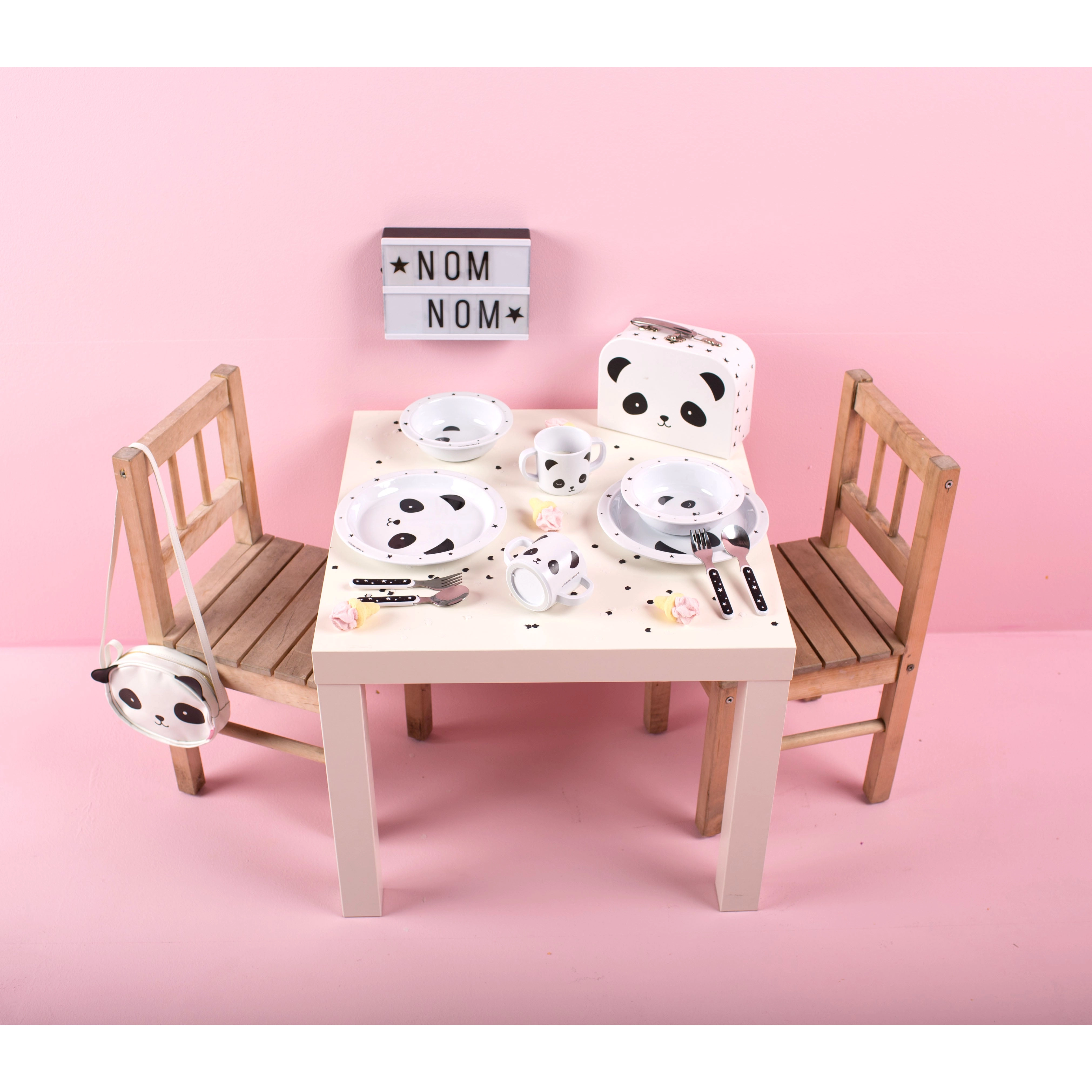 A Little Lovely Company Dinner Set Panda