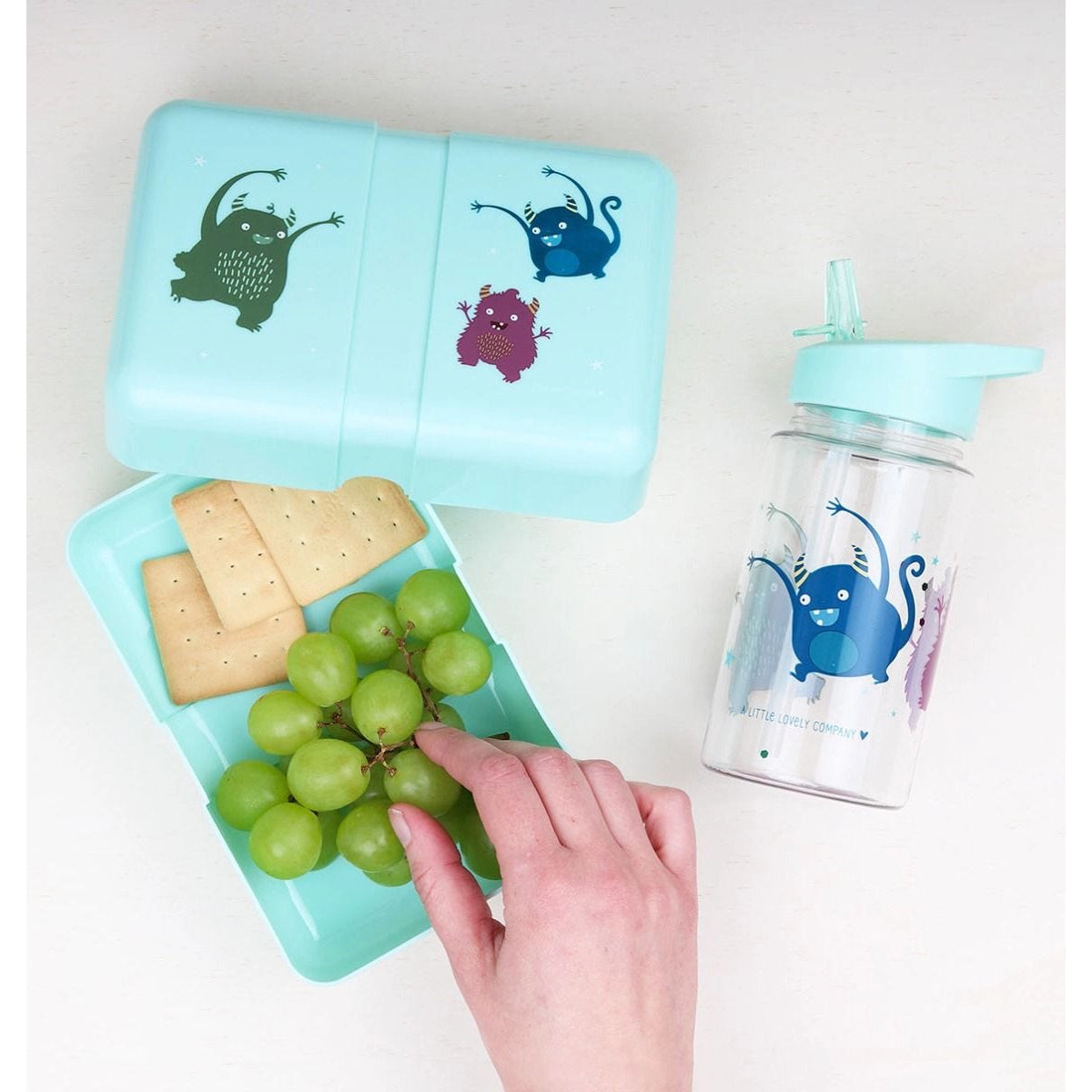 A Little Lovely Company Drink Bottle Monsters