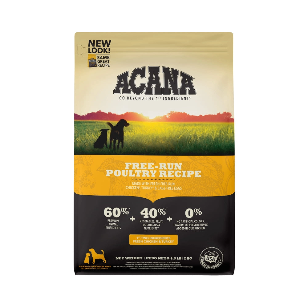 ACANA Free Run Poultry Formula Grain Free Dry Dog Food