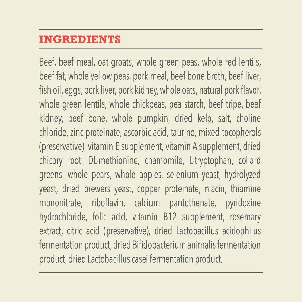 ACANA Rescue Care For Adopted Dogs Premium Dry Food Red Meat, Liver & Whole Oats Recipe