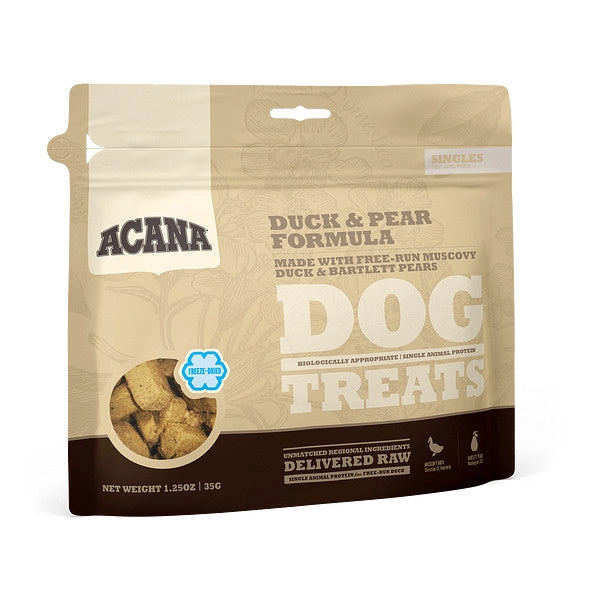 ACANA Singles Grain Free Limited Ingredient Diet Duck & Pear Formula Dog Treats