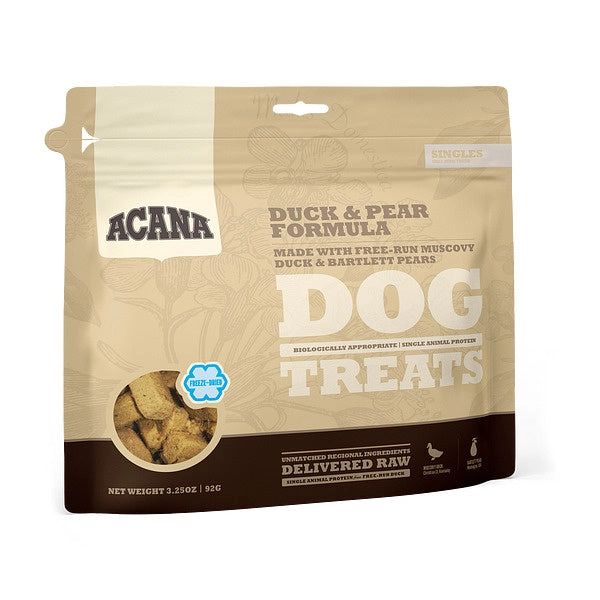 ACANA Singles Grain Free Limited Ingredient Diet Duck & Pear Formula Dog Treats