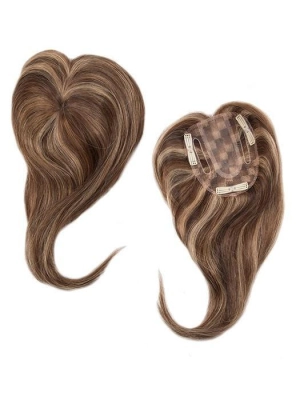 Add On Center Topper by Envy | Heat Friendly/Human Hair Blend Piece (Monofilament Base) | Clearance Sale