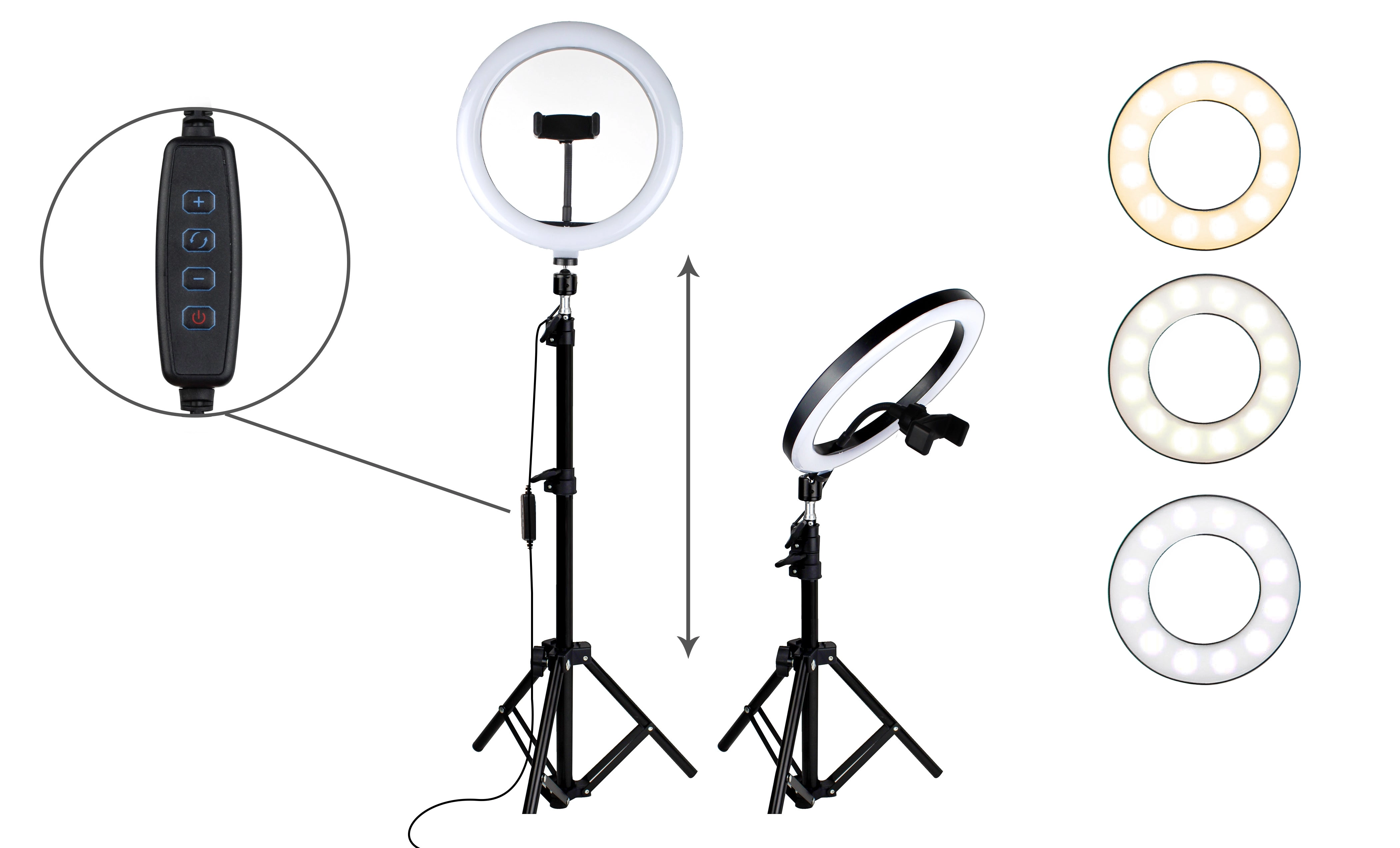 Aduro U-Stream Home Streaming Studio w/ 10" Ring Light & Tripod