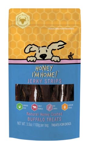 All American Pets Honey I'm Home JERKY STRIPS