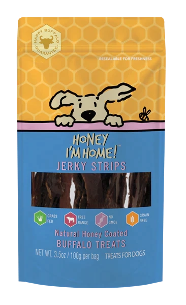 All American Pets Honey I'm Home JERKY STRIPS