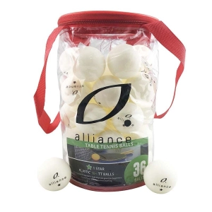 Alliance 36pk 40  ABS 1 Star Table Tennis Balls