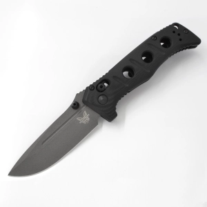 Benchmade Folding Knife - Mini Adamas Tungsten Gray Blade Black G10 Handle | 273GY-1