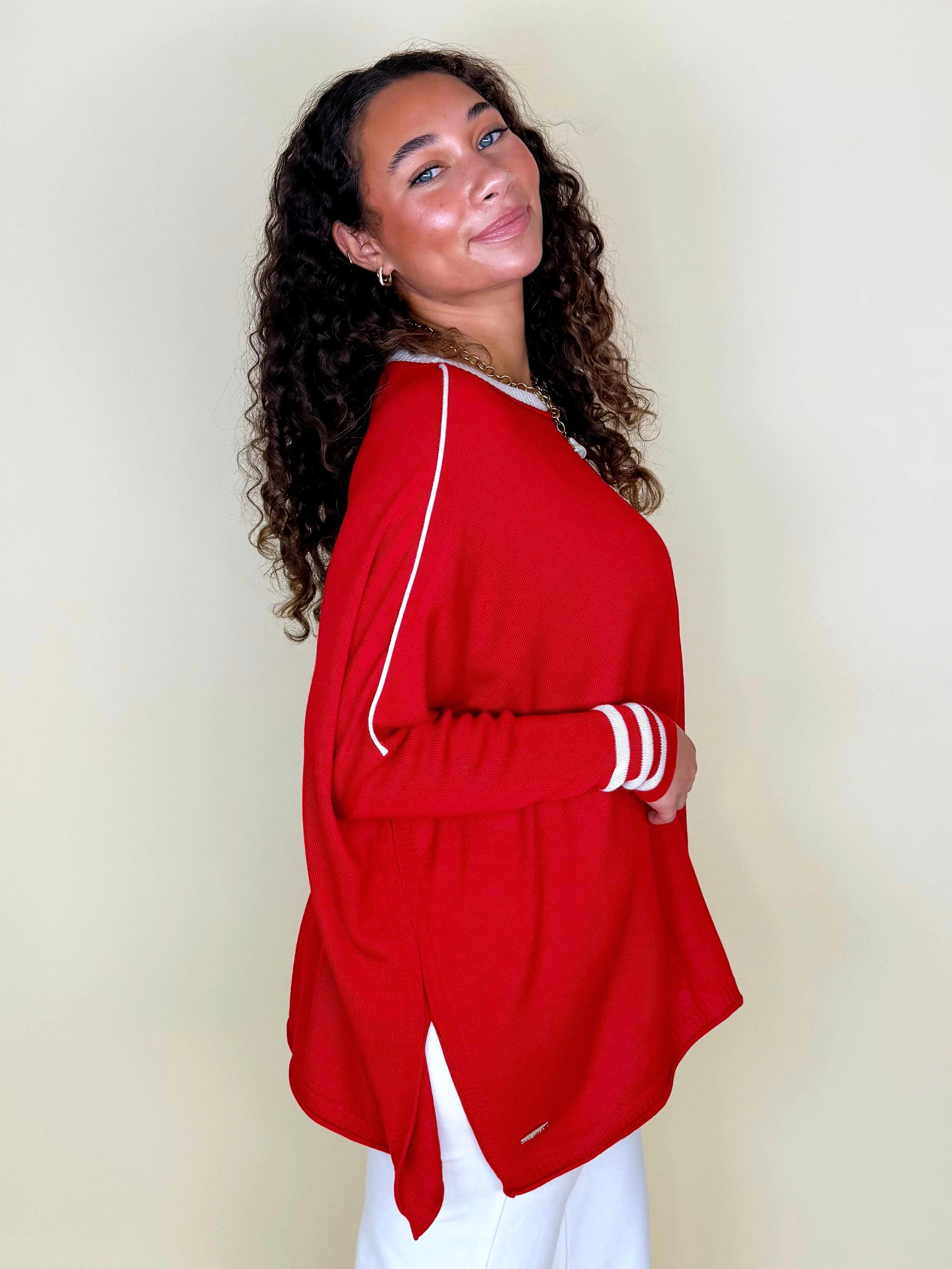 Catalina Crewneck Colorblock Sport Sweater | MERSEA