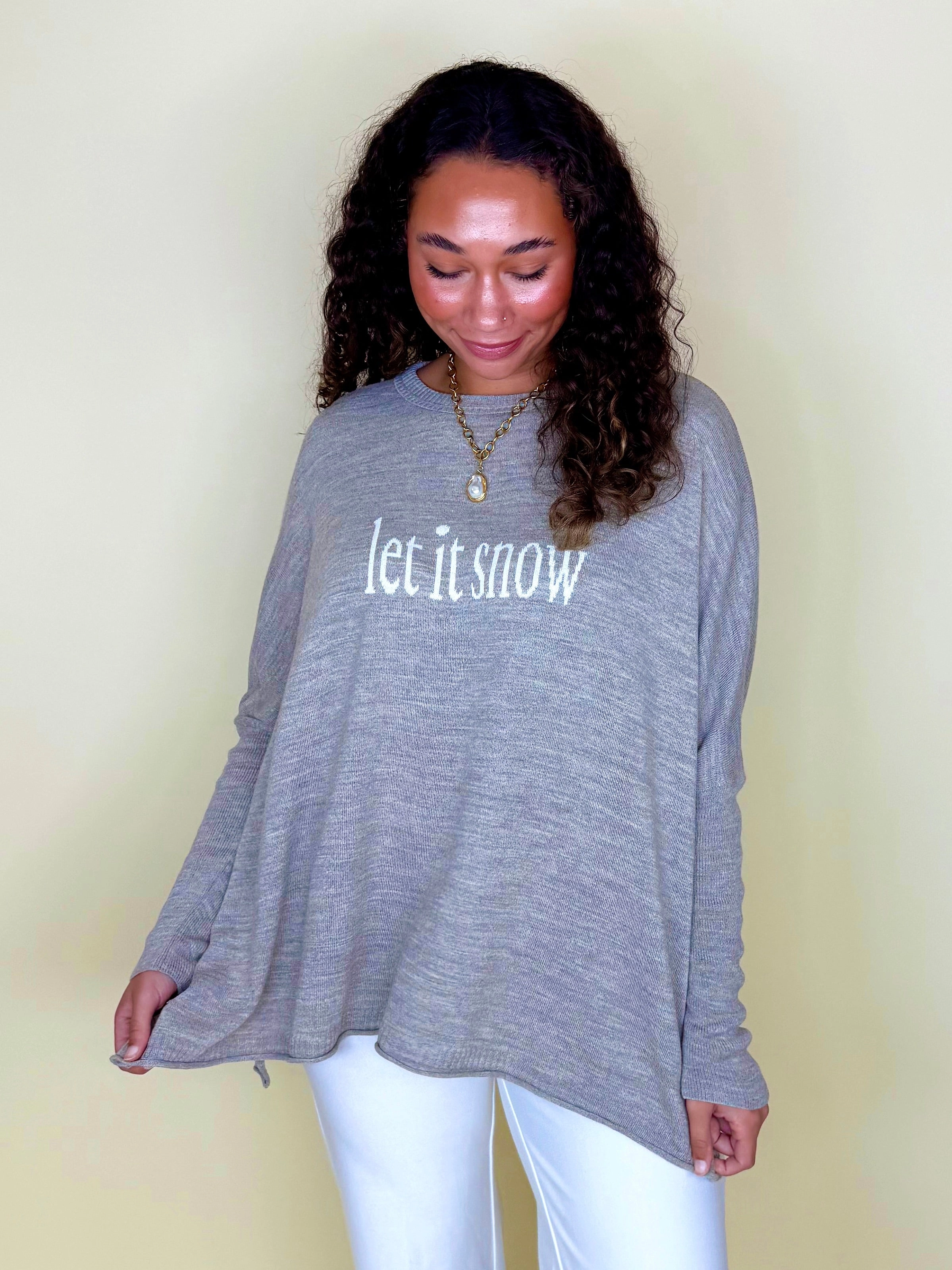 Catalina Crewneck Holiday Sweater | MERSEA