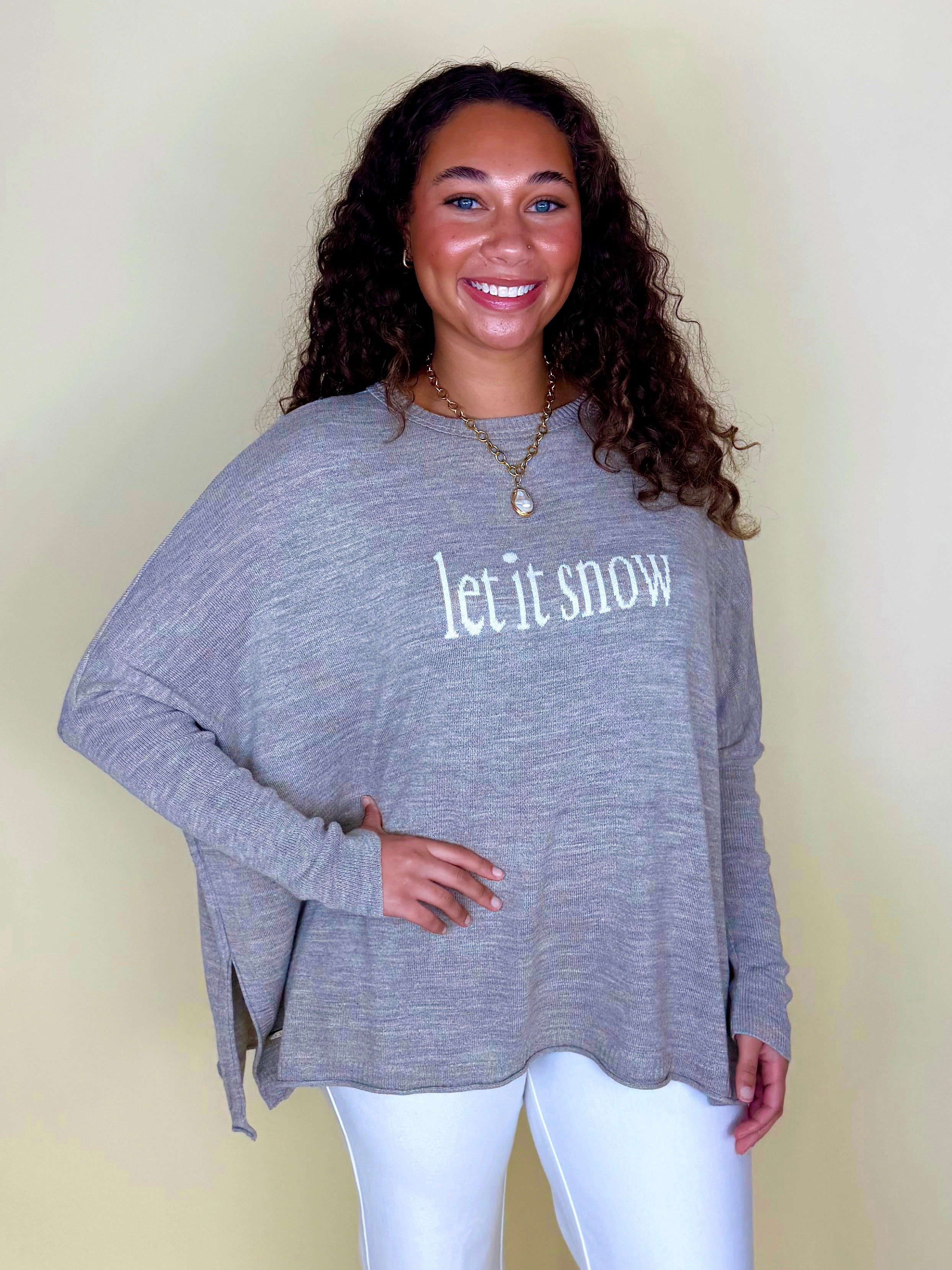 Catalina Crewneck Holiday Sweater | MERSEA
