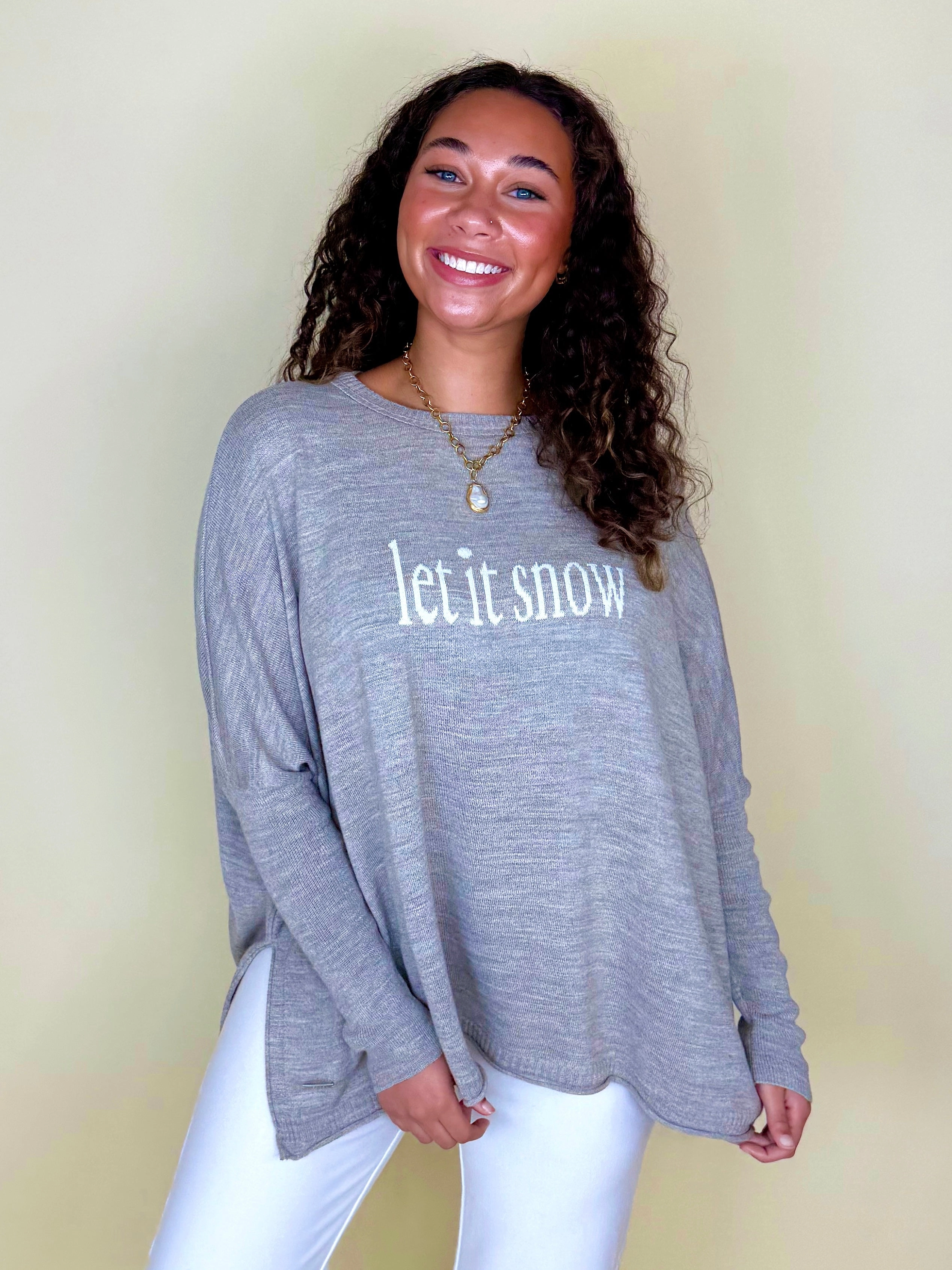 Catalina Crewneck Holiday Sweater | MERSEA