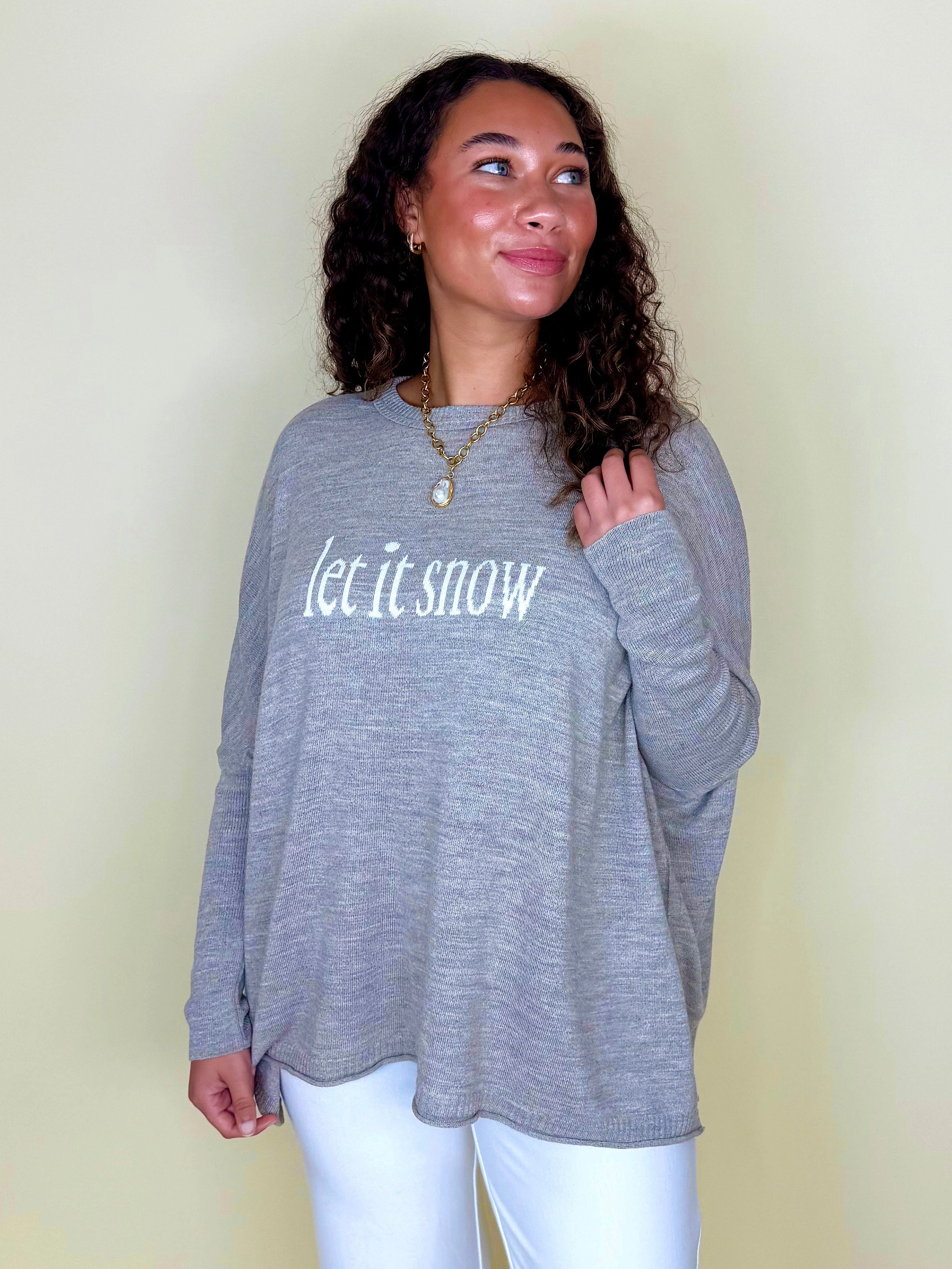 Catalina Crewneck Holiday Sweater | MERSEA