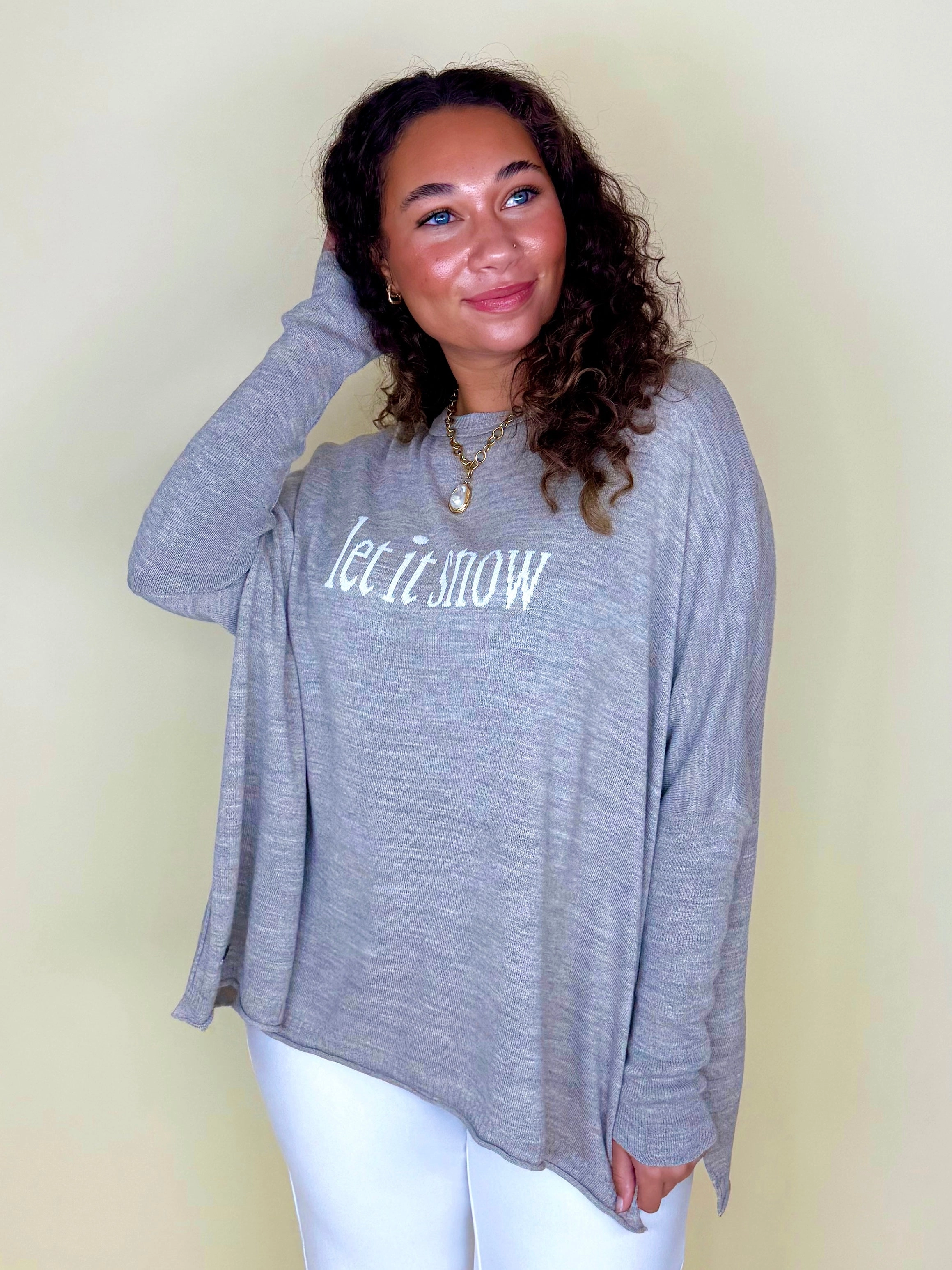 Catalina Crewneck Holiday Sweater | MERSEA