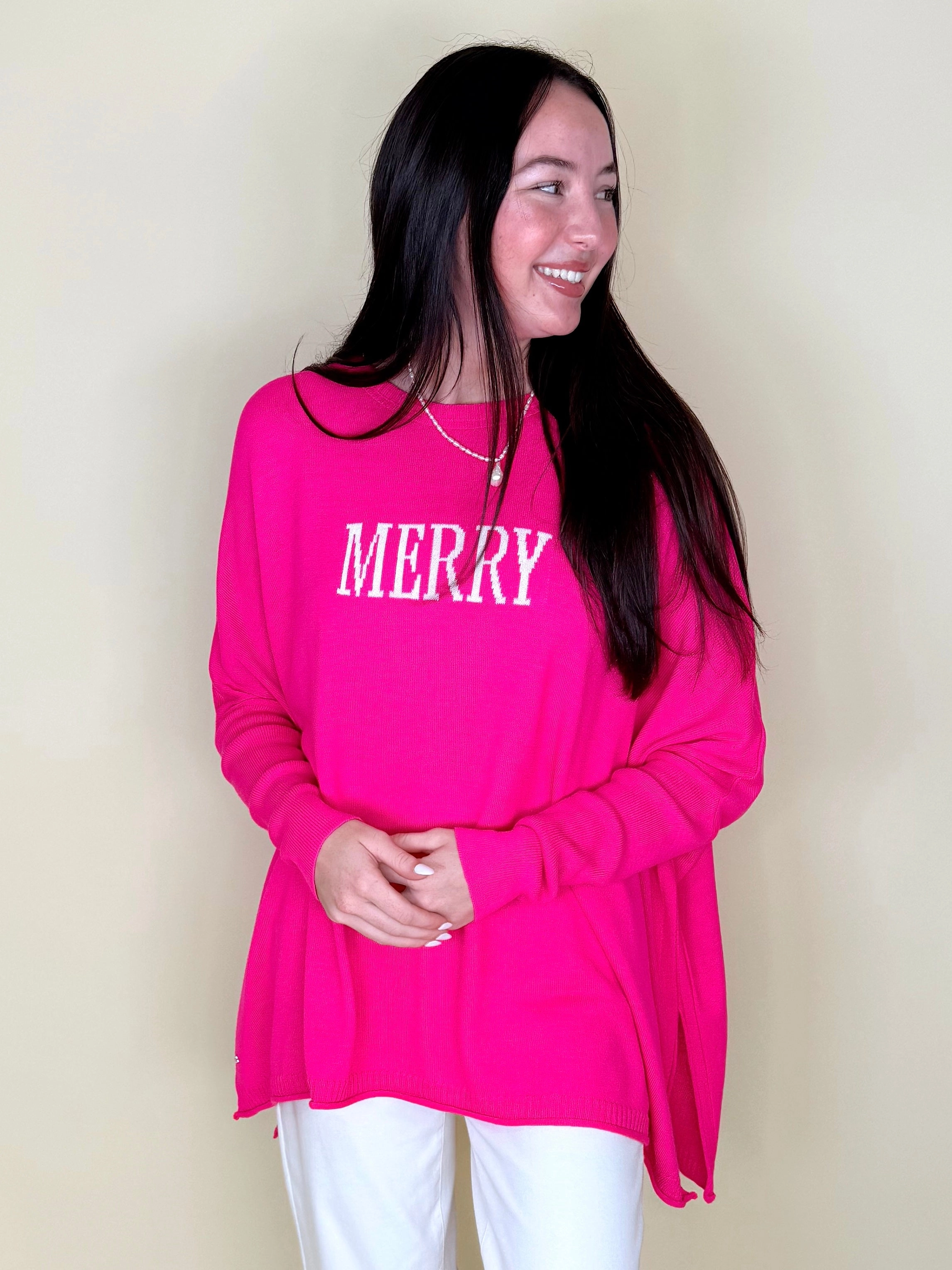 Catalina Crewneck Holiday Sweater | MERSEA