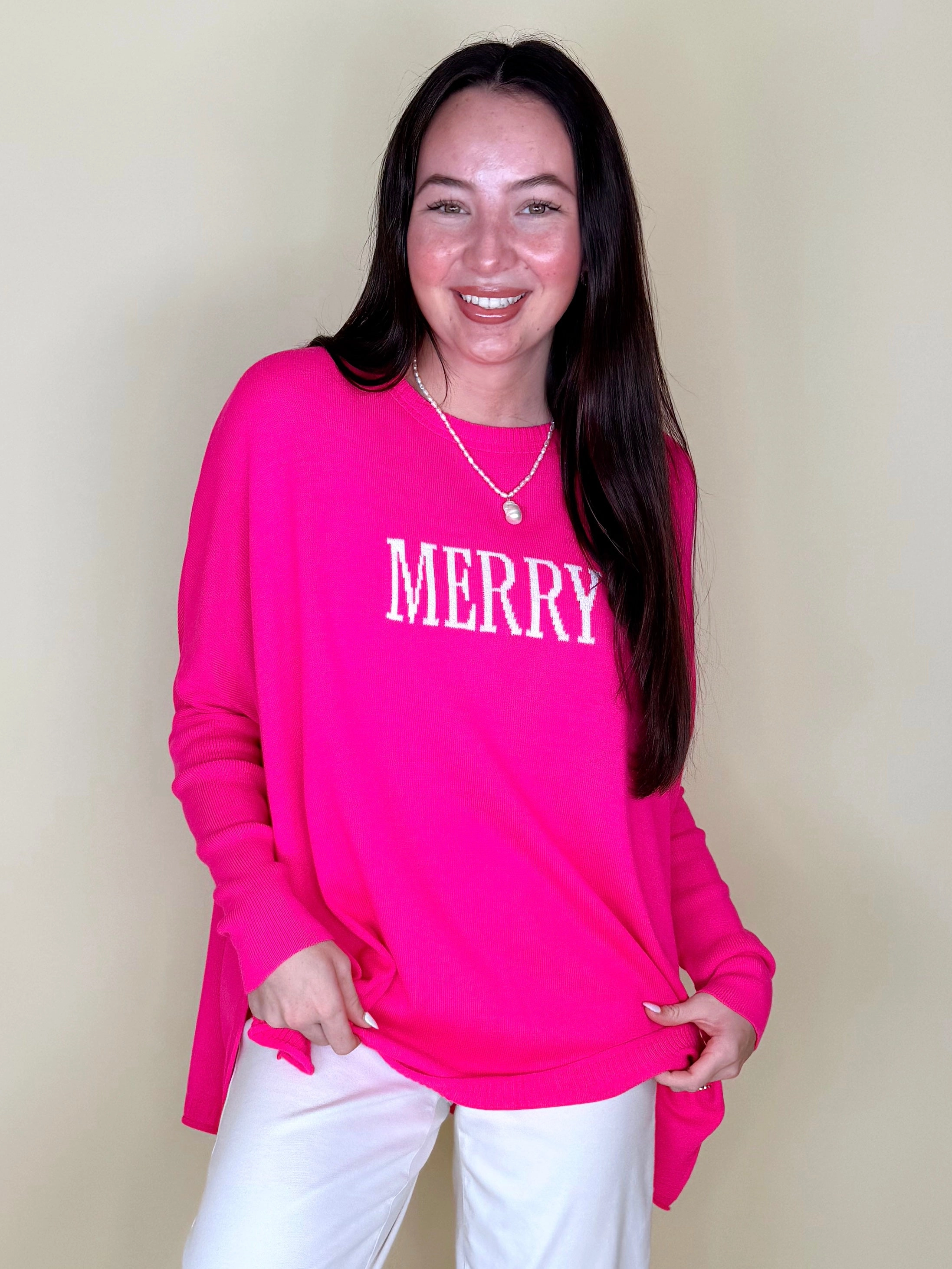 Catalina Crewneck Holiday Sweater | MERSEA