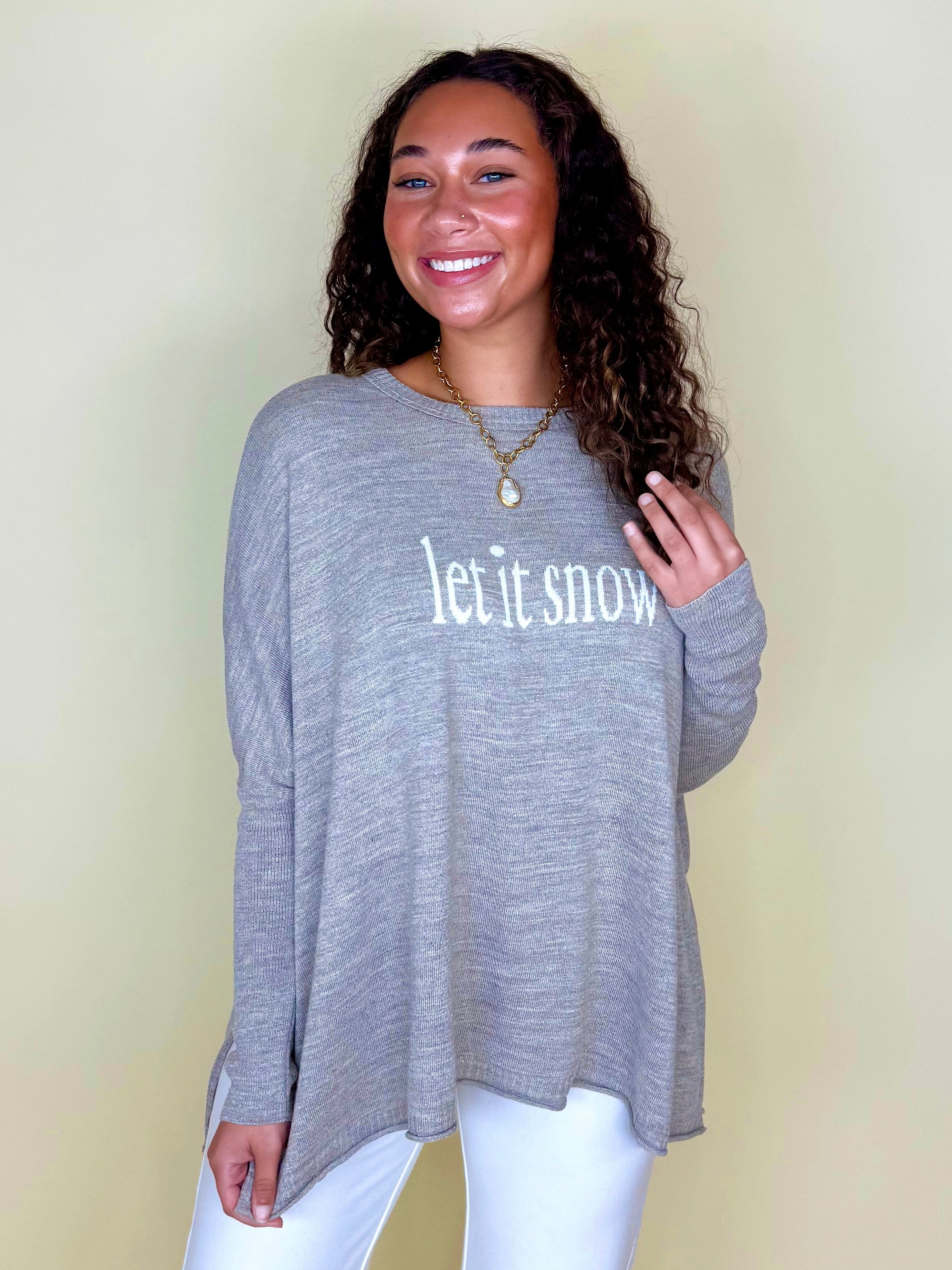 Catalina Crewneck Holiday Sweater | MERSEA