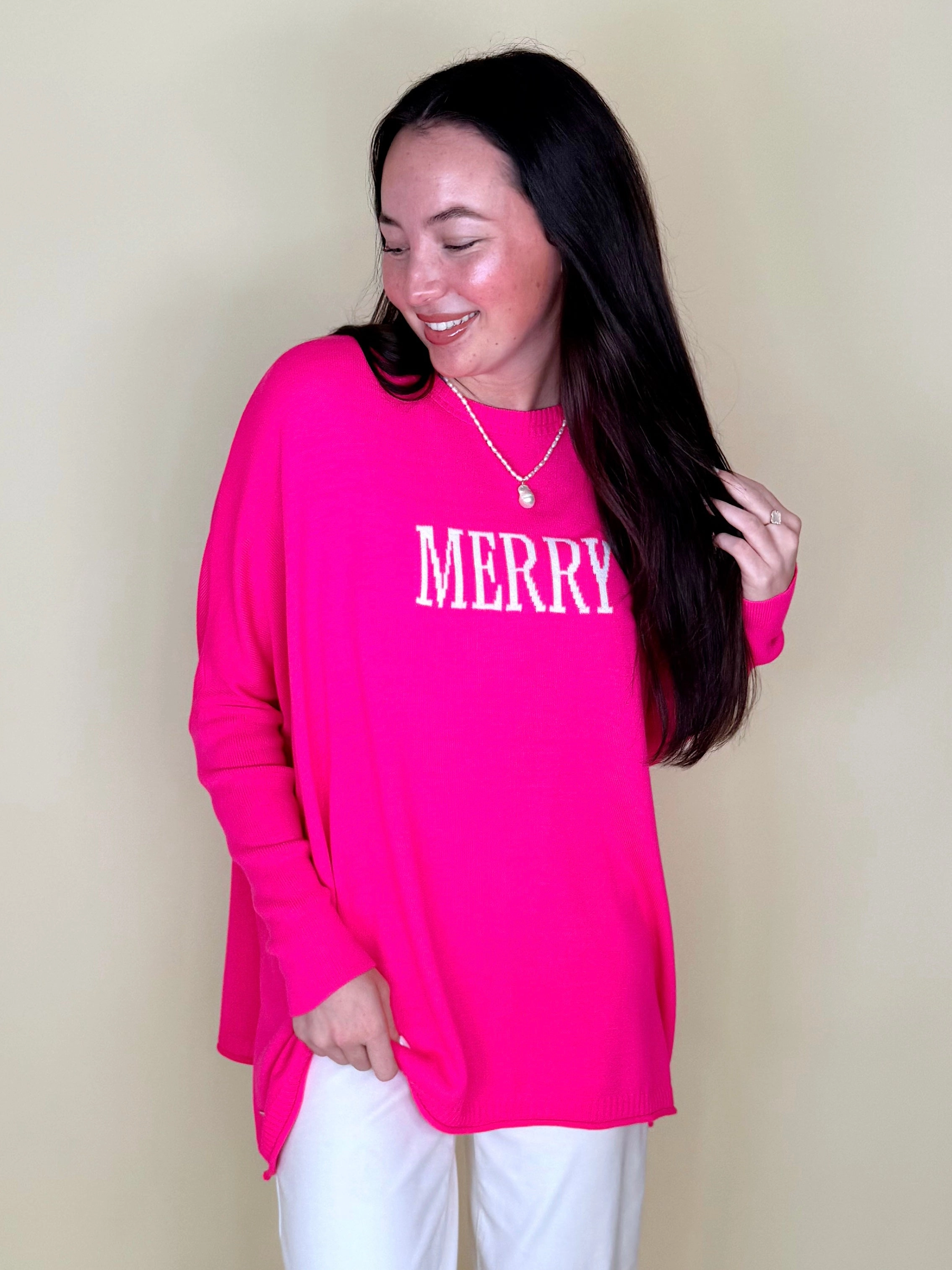 Catalina Crewneck Holiday Sweater | MERSEA