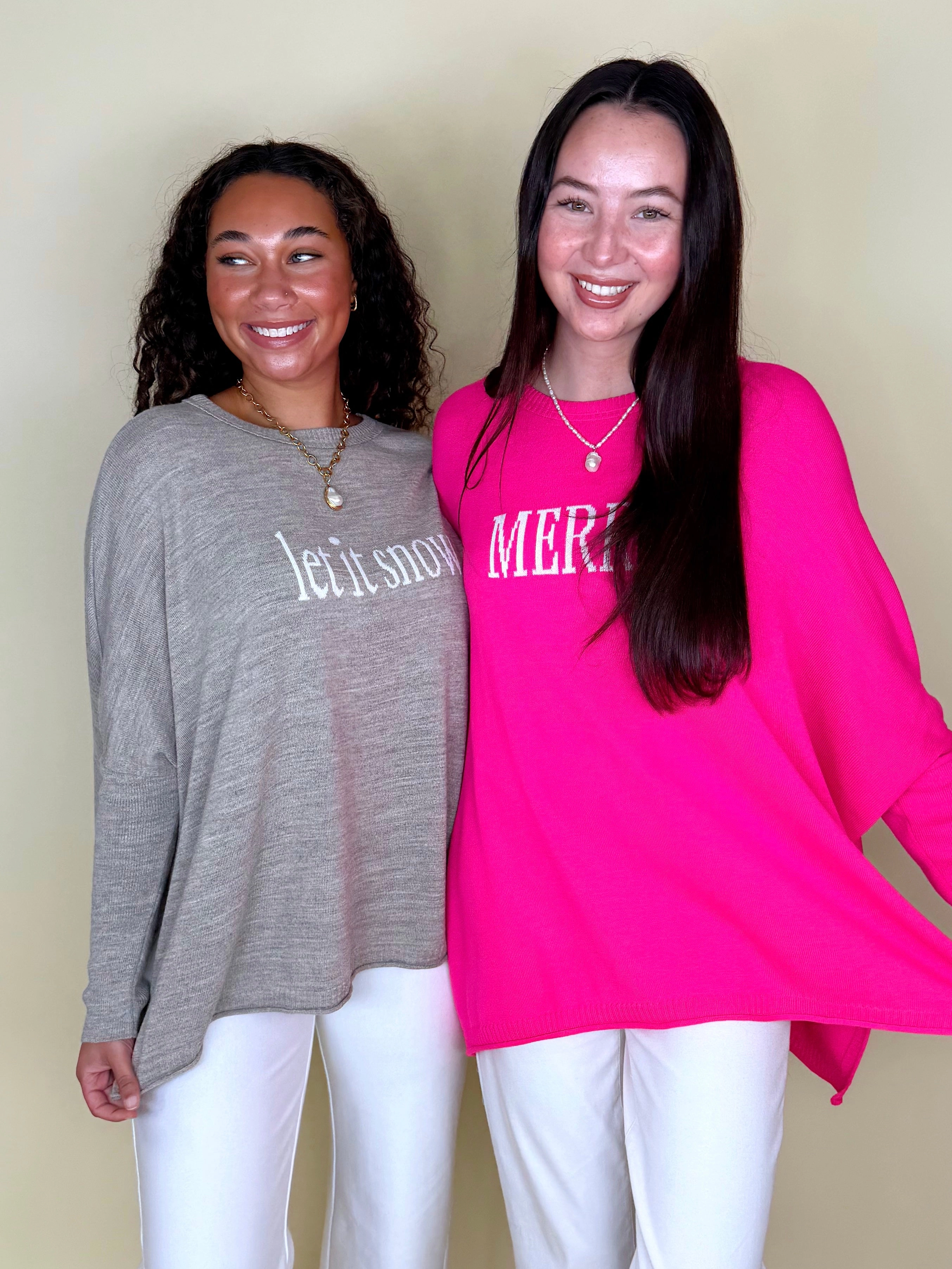 Catalina Crewneck Holiday Sweater | MERSEA