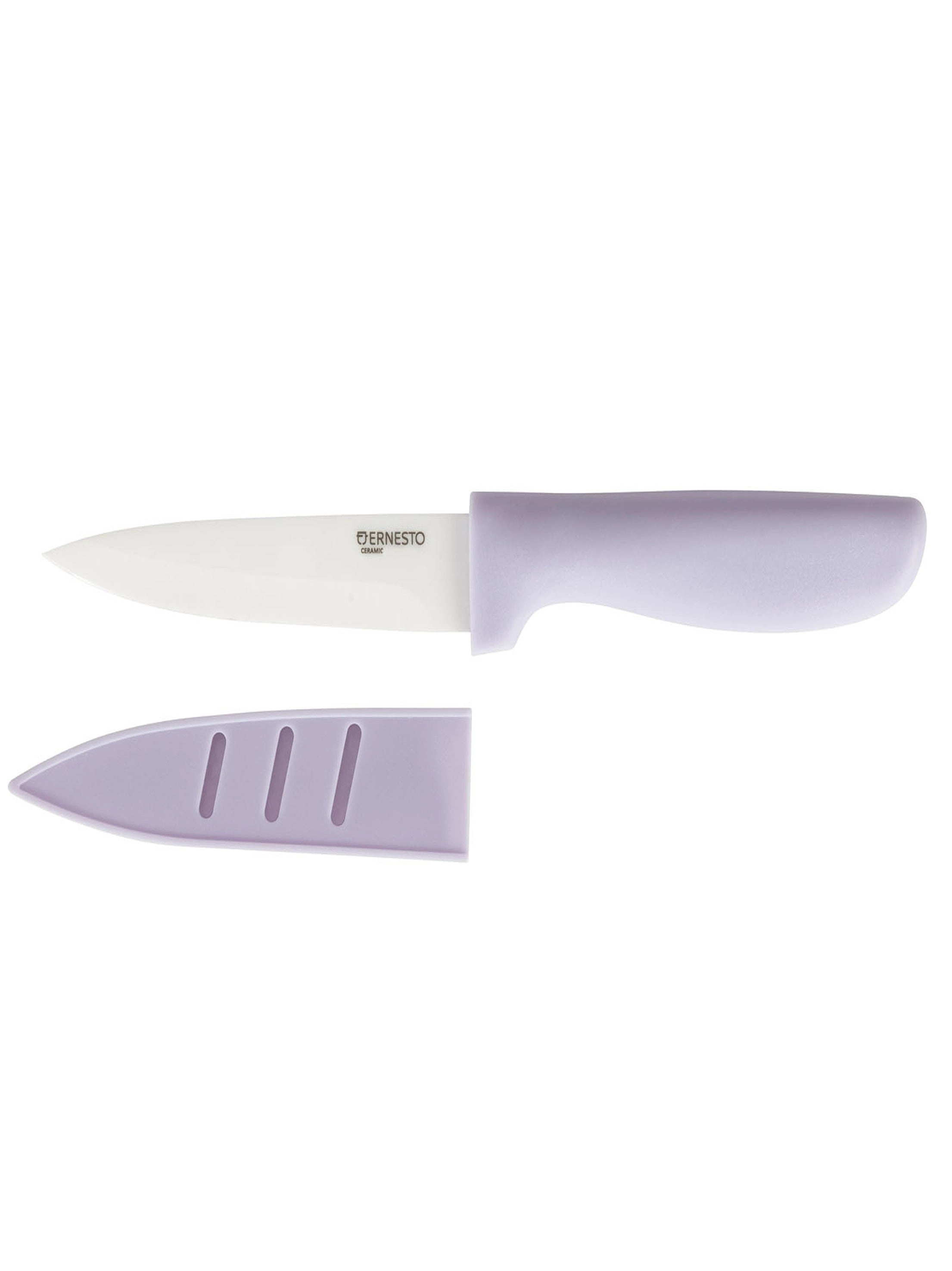 Ceramic Kitchen Knife, 10 Cm, Purple