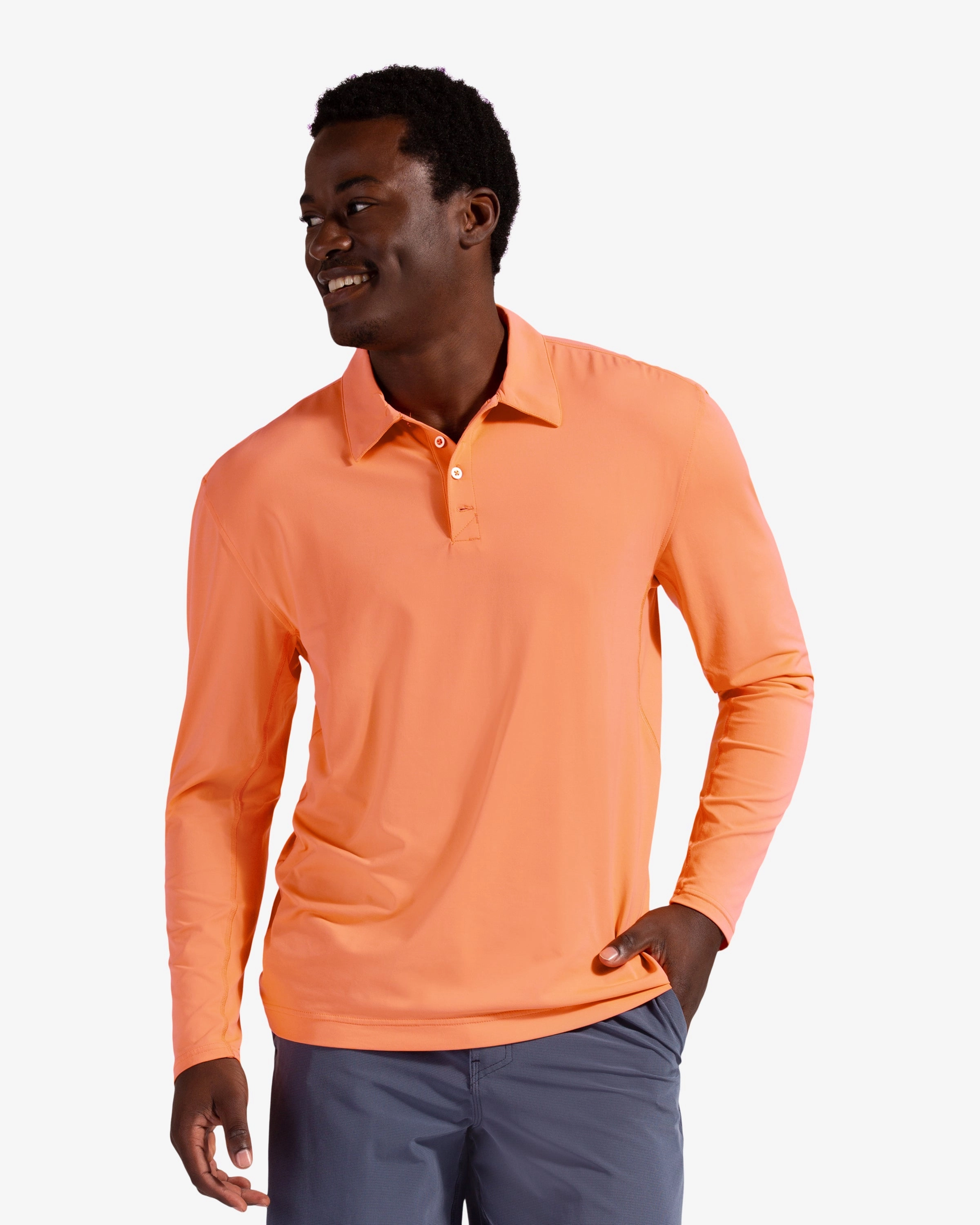 CLEARANCE - MEN'S LONG SLEEVE COLLARED SHIRT (12004C)
