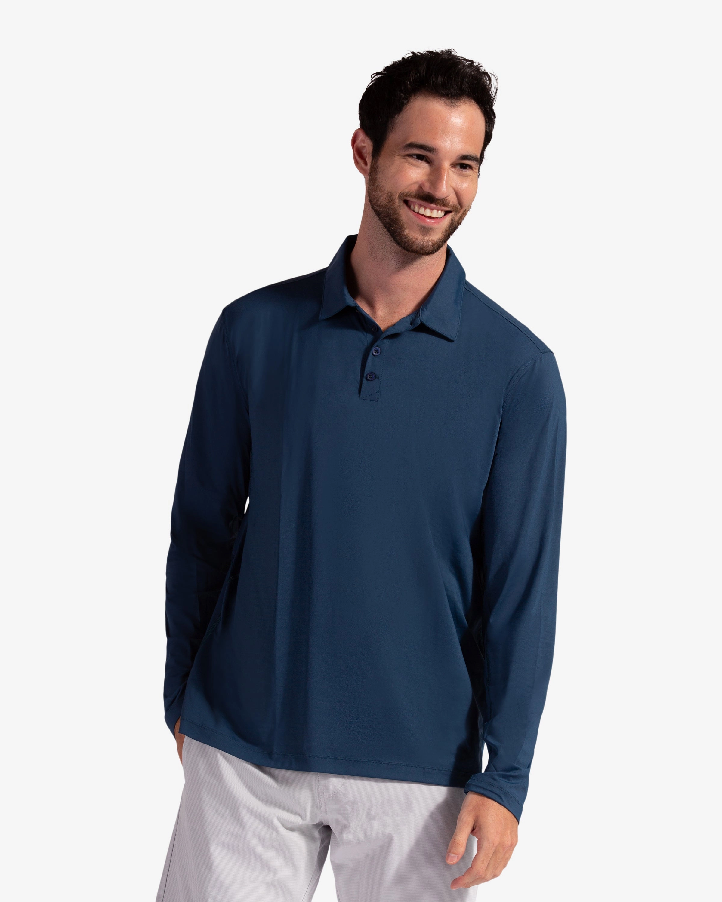 CLEARANCE - MEN'S LONG SLEEVE COLLARED SHIRT (12004C)
