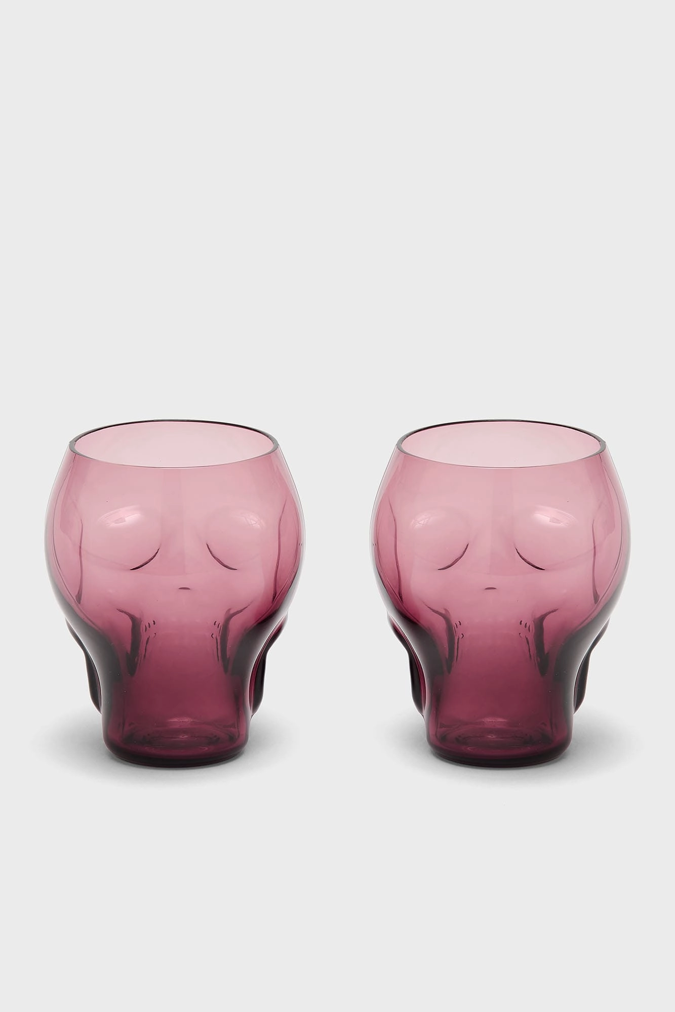 Cranium Drinking Glasses [PLUM]