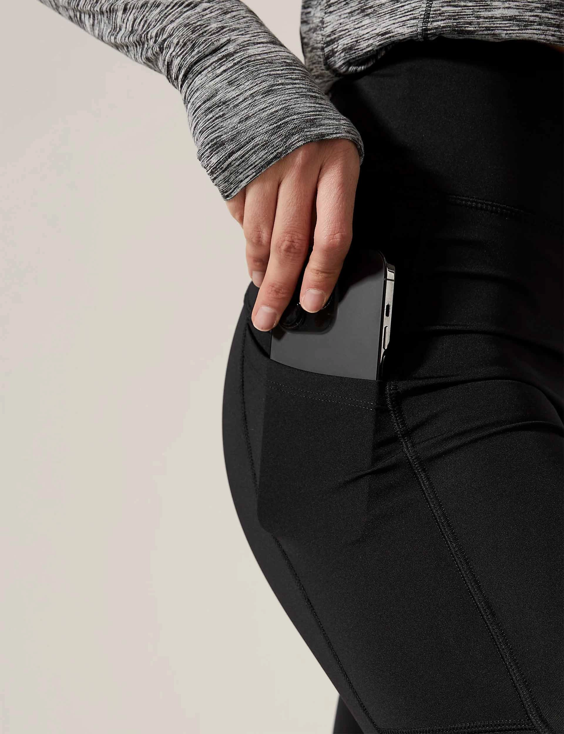 Go Move Cropped Gym Leggings - Black
