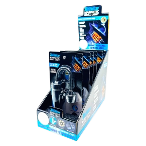 Grill LED Flashlight Matte Finish with Magnetic Stand - 6 Pieces Per Retail Ready Display 24969