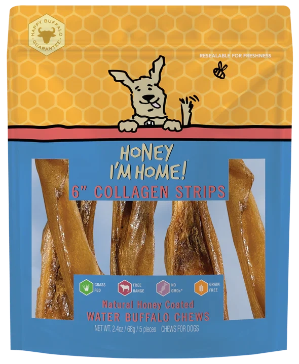 Honey I'm Home! Collagen Strips Dog Chew Treat