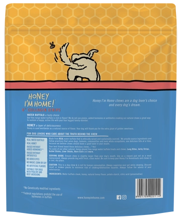 Honey I'm Home! Collagen Strips Dog Chew Treat