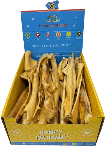 Honey I'm Home! Collagen Strips Dog Chew Treat