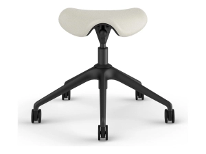 Humanscale Freedom Active Pony - Stool - ergonomic - triangular - tilt - swivel - ticino (chrome-free leather) - glacier F500GTL13FSKNSC