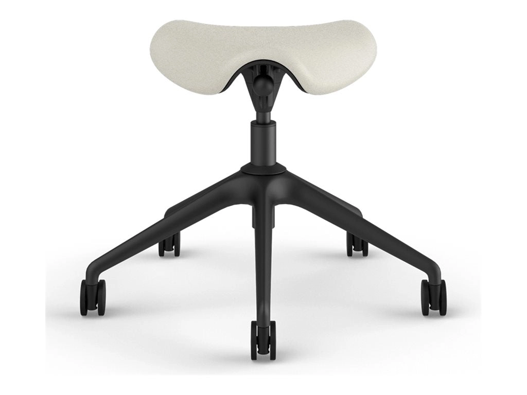 Humanscale Freedom Active Pony - Stool - ergonomic - triangular - tilt - swivel - ticino (chrome-free leather) - glacier F500GTL13FSKNSC