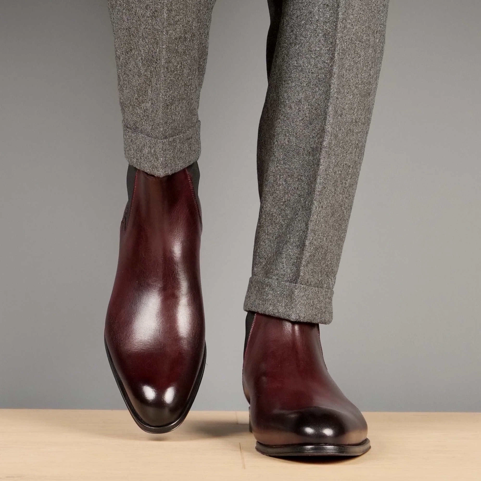 Milan Chelsea Boot Oxblood