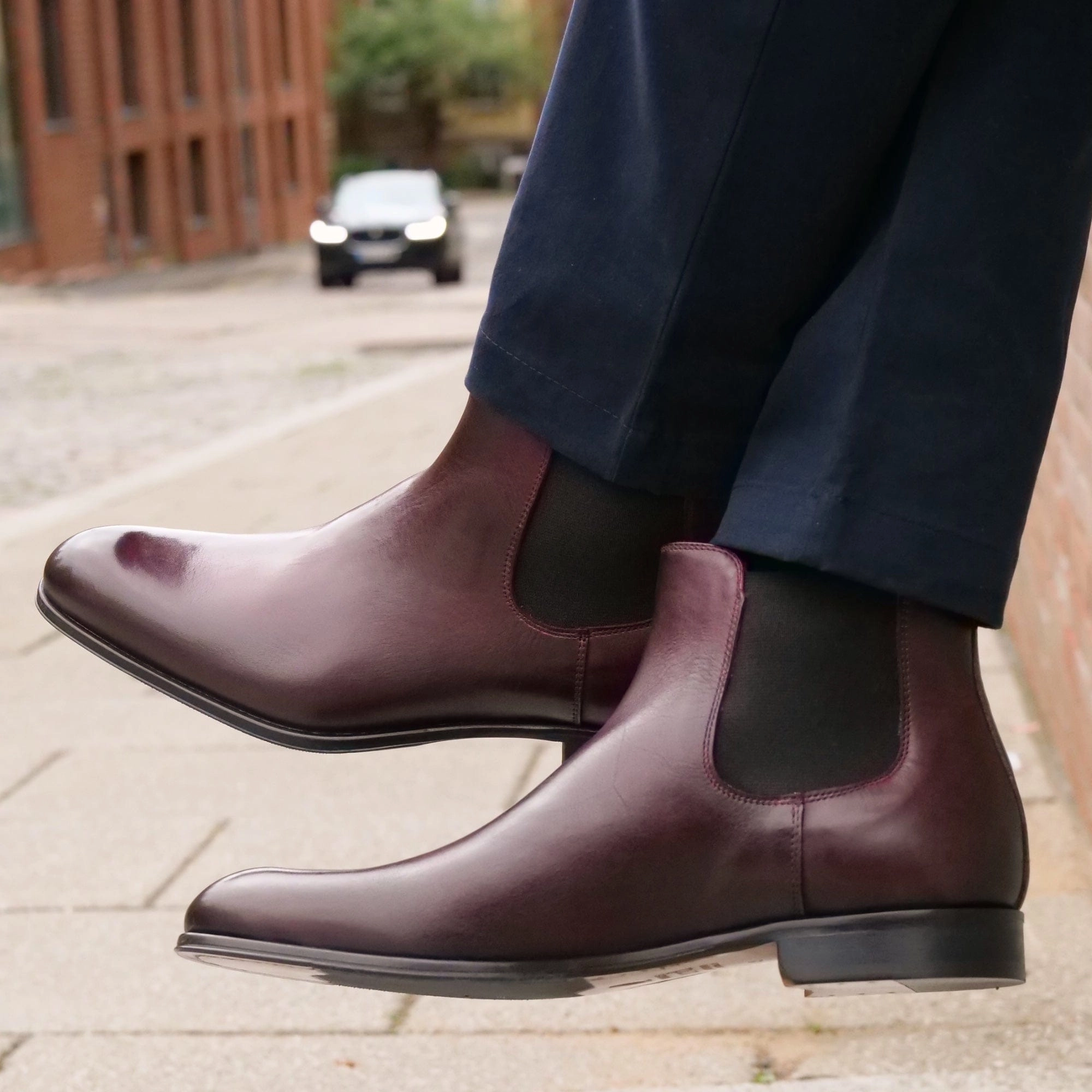 Milan Chelsea Boot Oxblood