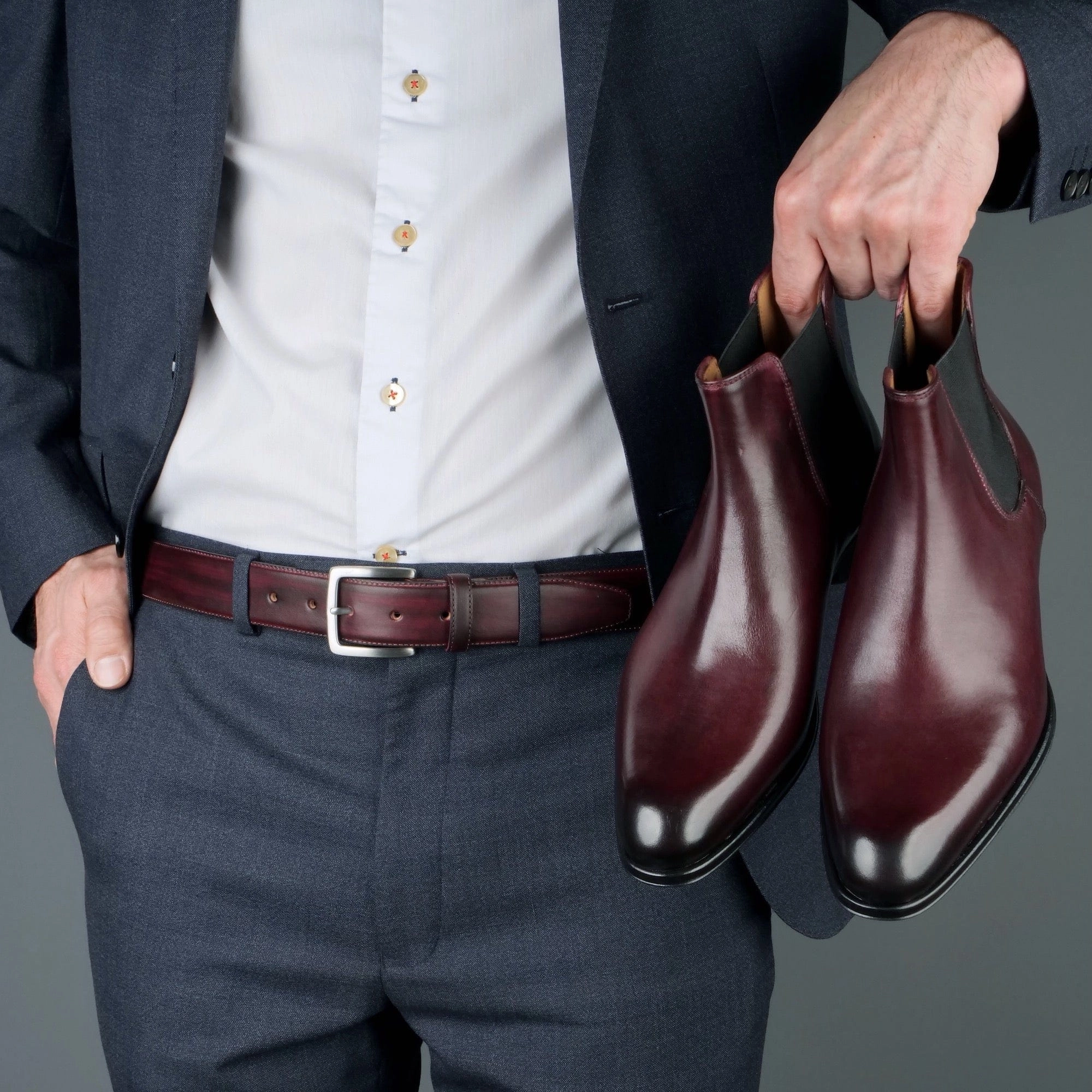 Milan Chelsea Boot Oxblood