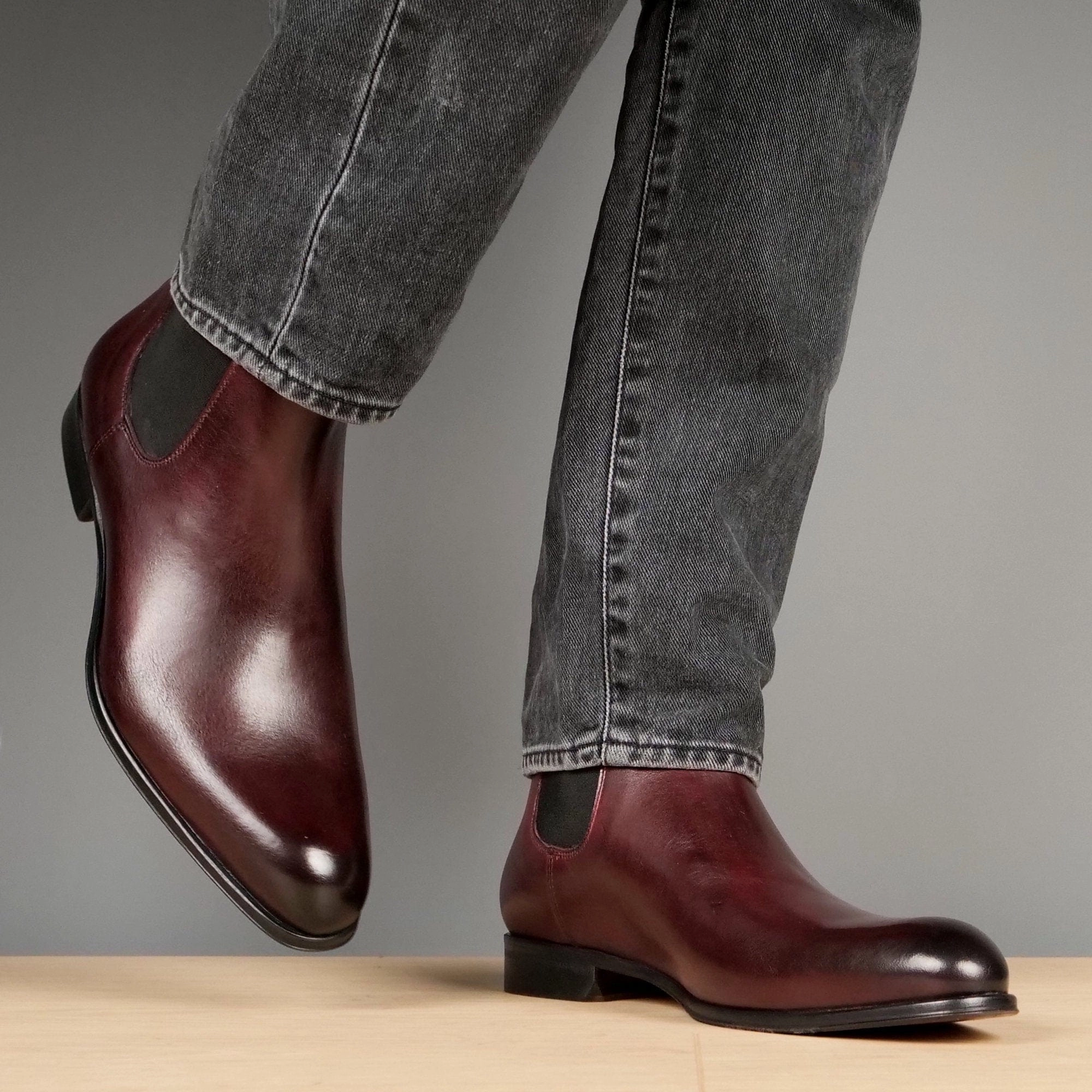 Milan Chelsea Boot Oxblood