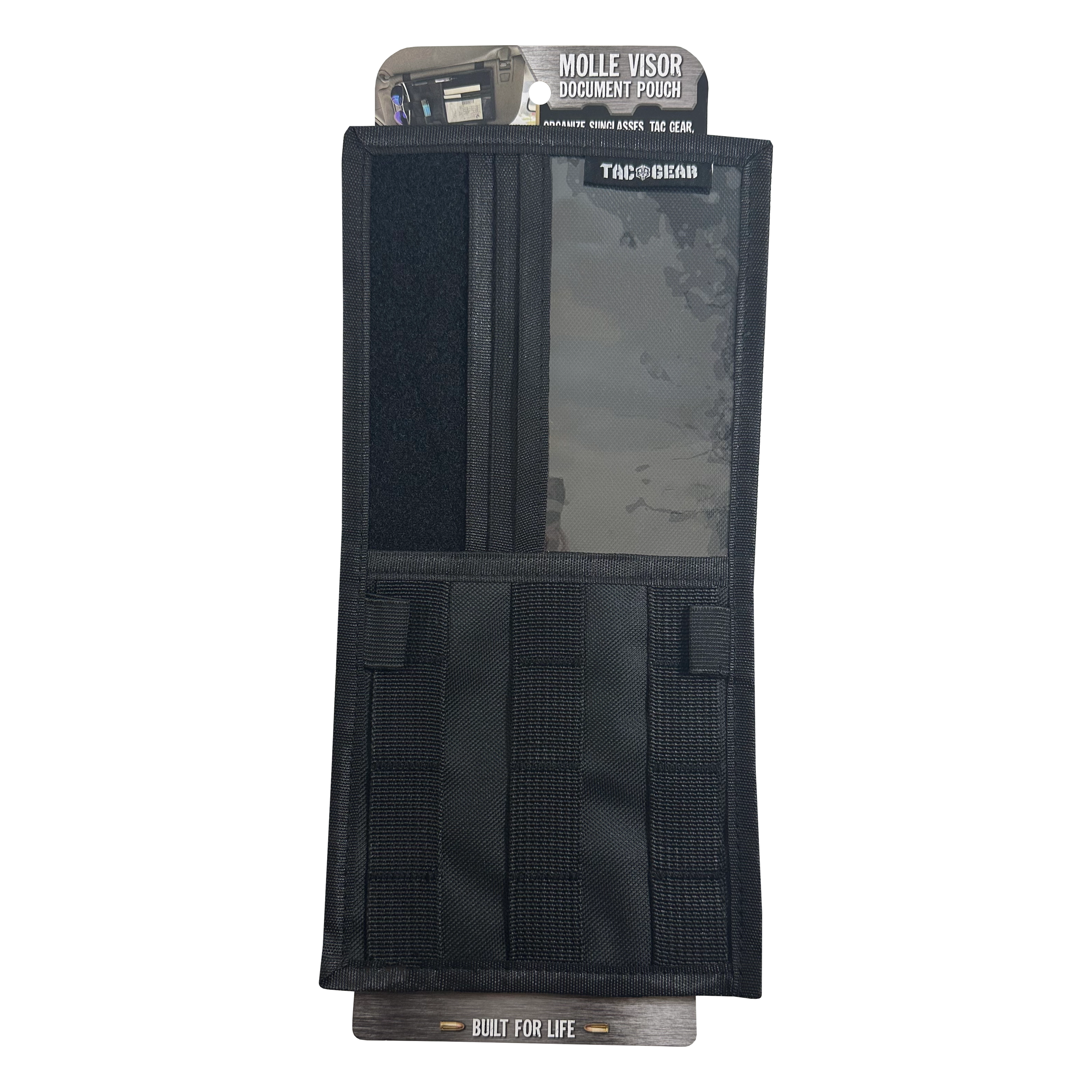 MOLLE Nylon Visor Velcro Pouch Organizer - 6 Pieces Per Retail Ready Display 23711