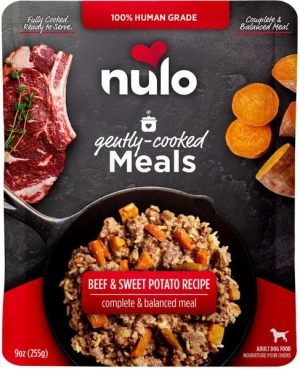 Nulo Gently-Cooked Meals Beef & Sweet Potato Recipe Wet Dog Food Pouch
