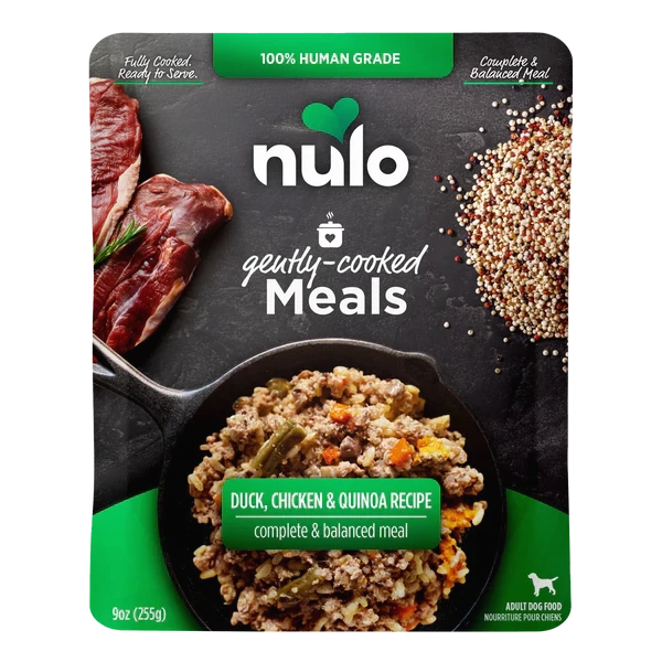 Nulo Gently-Cooked Meals Duck & Quinoa Recipe