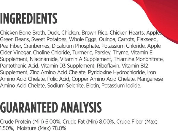 Nulo Gently-Cooked Meals Duck, Chicken & Quinoa Recipe Wet Dog Food Pouch