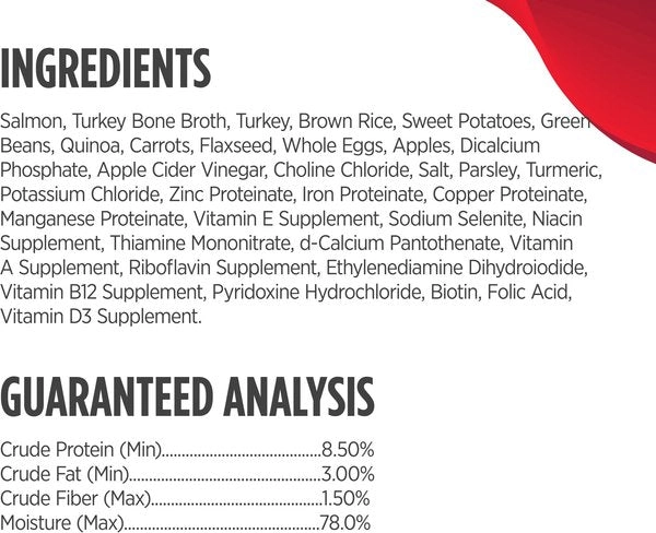 Nulo Gently-Cooked Meals Salmon & Brown Rice Recipe Wet Dog Food Pouch