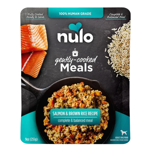 Nulo Gently-Cooked Meals Salmon & Brown Rice Recipe