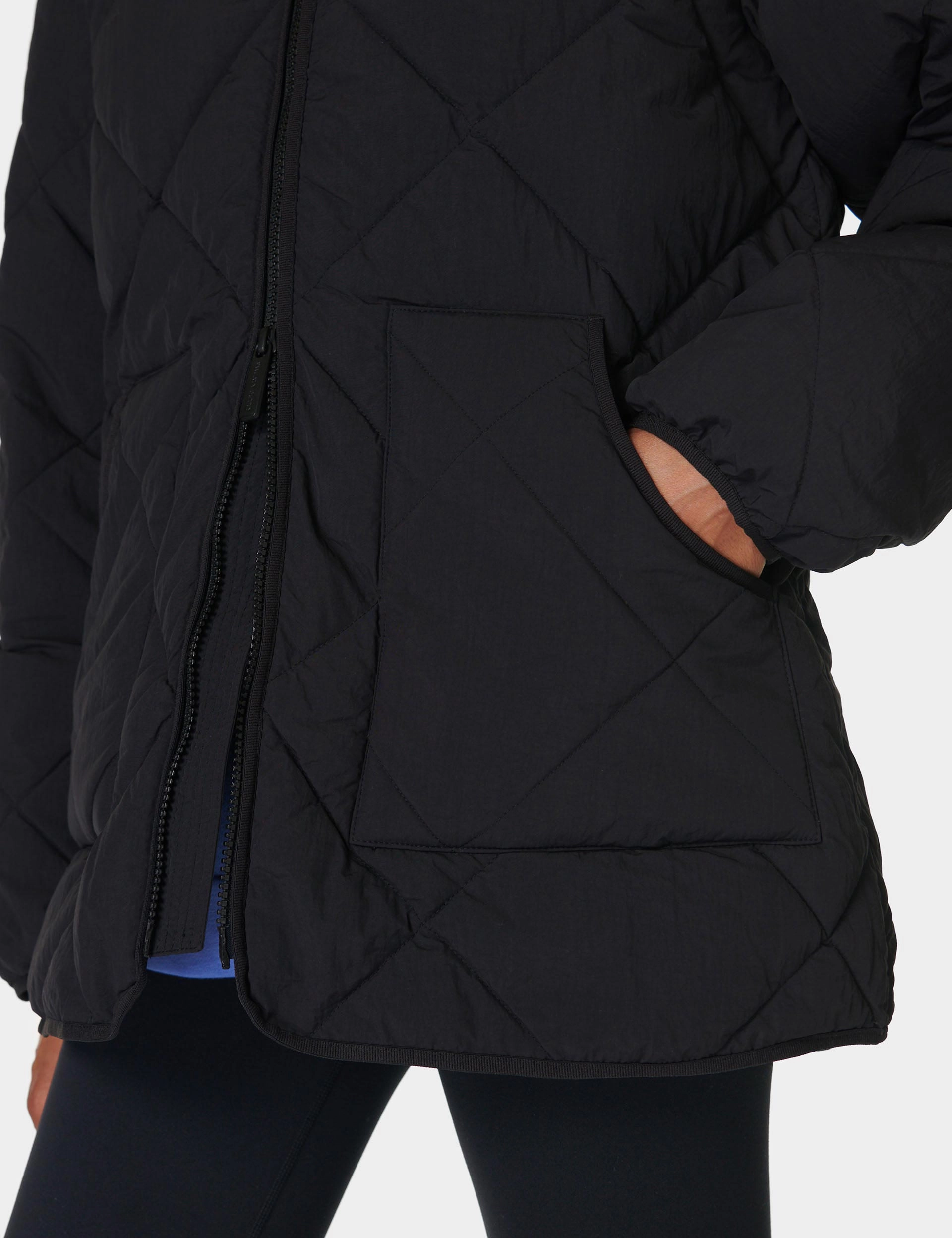 On The Move Quilted Jacket - Black