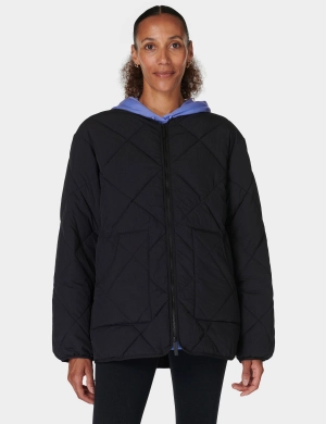 On The Move Quilted Jacket - Black