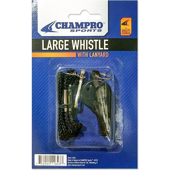 Plastic Whistle w/ Lanyard - L